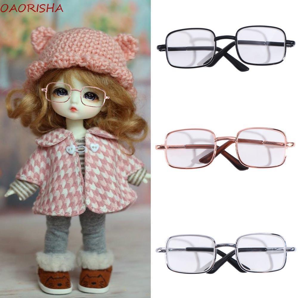 OAORISHA Kính búp bê cotton Preppy, Kính búp bê sang trọng 8,5 CM Idol đáng yêu, Kính thú cưng Kawai