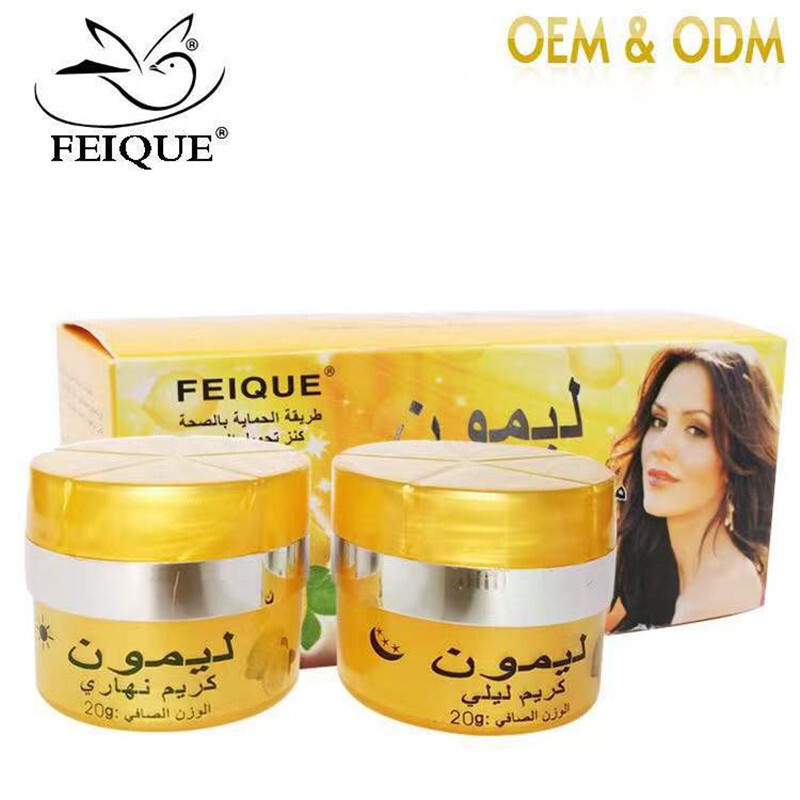 Feitting Lemon Face Morning Night Cream Fade Melanin Brightening Fade Marks Cải thiện làn da Combo S