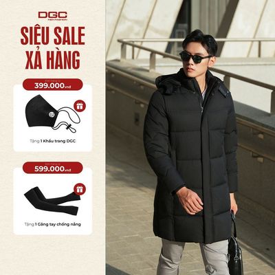 Áo khoác Nam 3 lớp chất vải chống bụi bẩn, chống thấm nước DGC - WAJKBD200M