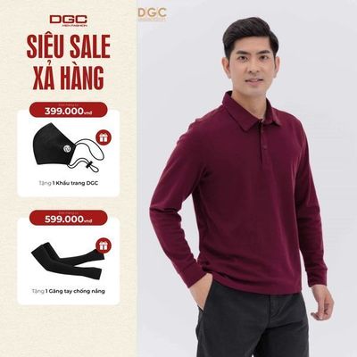 Áo Polo Nam Dài Tay DGC Kiểu Dáng Năng Động, Phong Cách Thanh Lịch - WAPBC02M