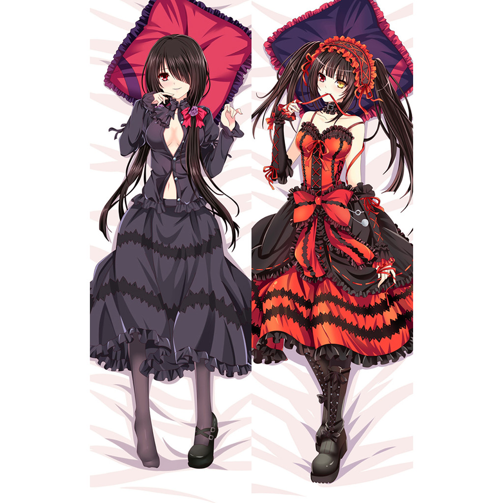 Kurumi-tokisaki Dakimakura Gối Anime Hoạt Hình Ôm Cơ Thể Chống Đỡ
