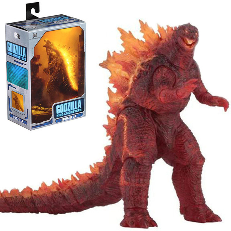 NECA Red Lotus Godzilla Godzilla Phiên bản phim quái vật nổ hạt nhân 2019 Mô hình đồ chơi di chuyển 