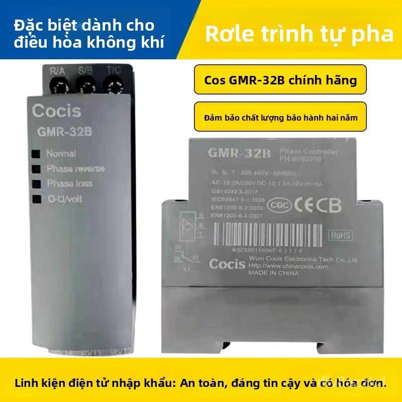 Thiết bị bảo vệ nguồn 3 pha Cocis GMR-32B cho điều hòa bền bỉ an toàn