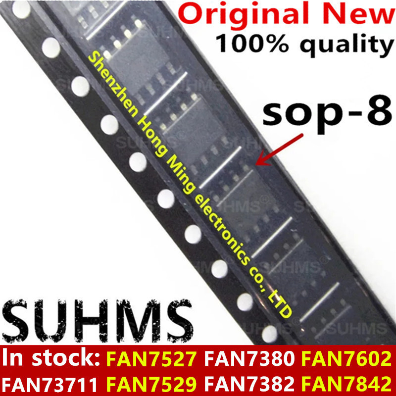(10 Cái) QUẠT Mới 100% QUẠT7527 QUẠT7380 QUẠT7382 QUẠT7602 QUẠT7842 FAN73711 MX sop-8 Chipset 【 CDCS
