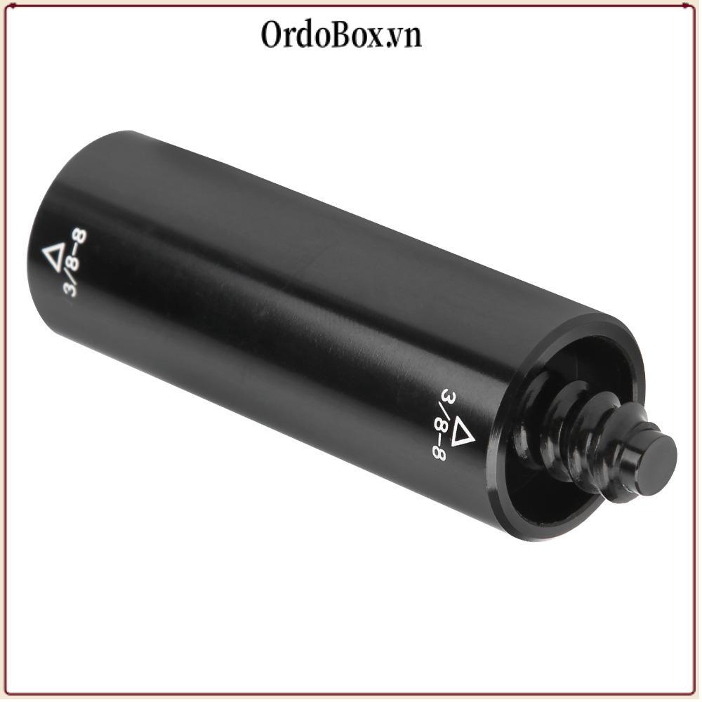 ORDOBOX Pool Extension Cue, Trục giữa bi-a nhôm đen, phụ kiện bi-a 3 / 8-8 Răng 2OZ Pool Cue Extende