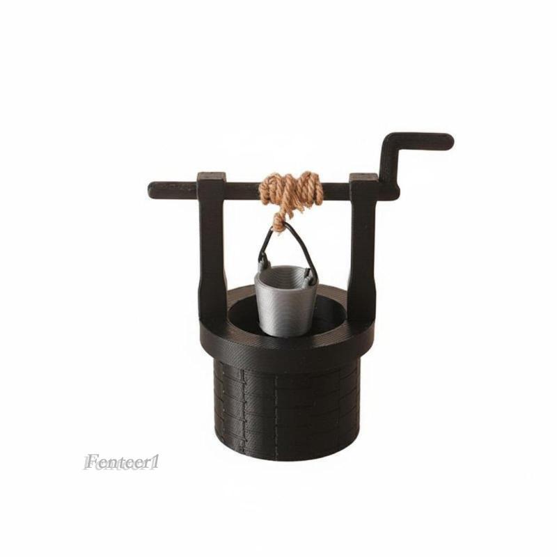 Thu nhỏ Well Prop Collectible Scene Decor Phụ kiện mô hình búp bê thực tế cho nội thất nhà búp bê