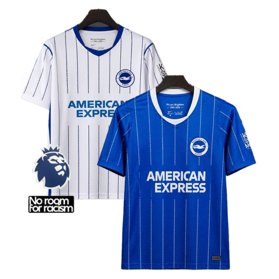 (S-4XL) Áo đấu Brighton Home & Away Fan Edition cho mùa giải 26 / 27 JVAY