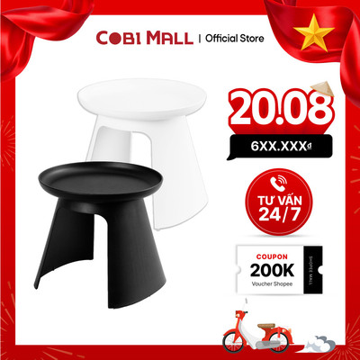 Bàn Nhựa Đúc Noruma Cao Cấp Chịu Lực Tốt Thiết Kế Hiện Đại Cho Gia Đình, Quán Cà Phê - Cobi Home