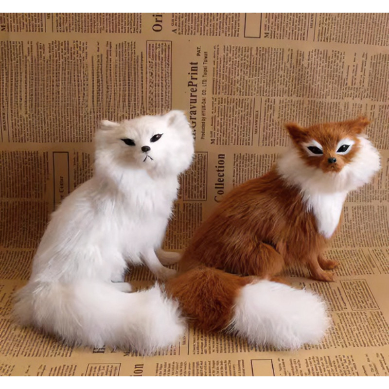 Mô Phỏng Cáo Thỏ Da Thủ Công Fox Home Sáng Tạo Để Bàn Trang Trí Cửa Sổ Bé Trai Bé Gái Quà Tặng Sinh 
