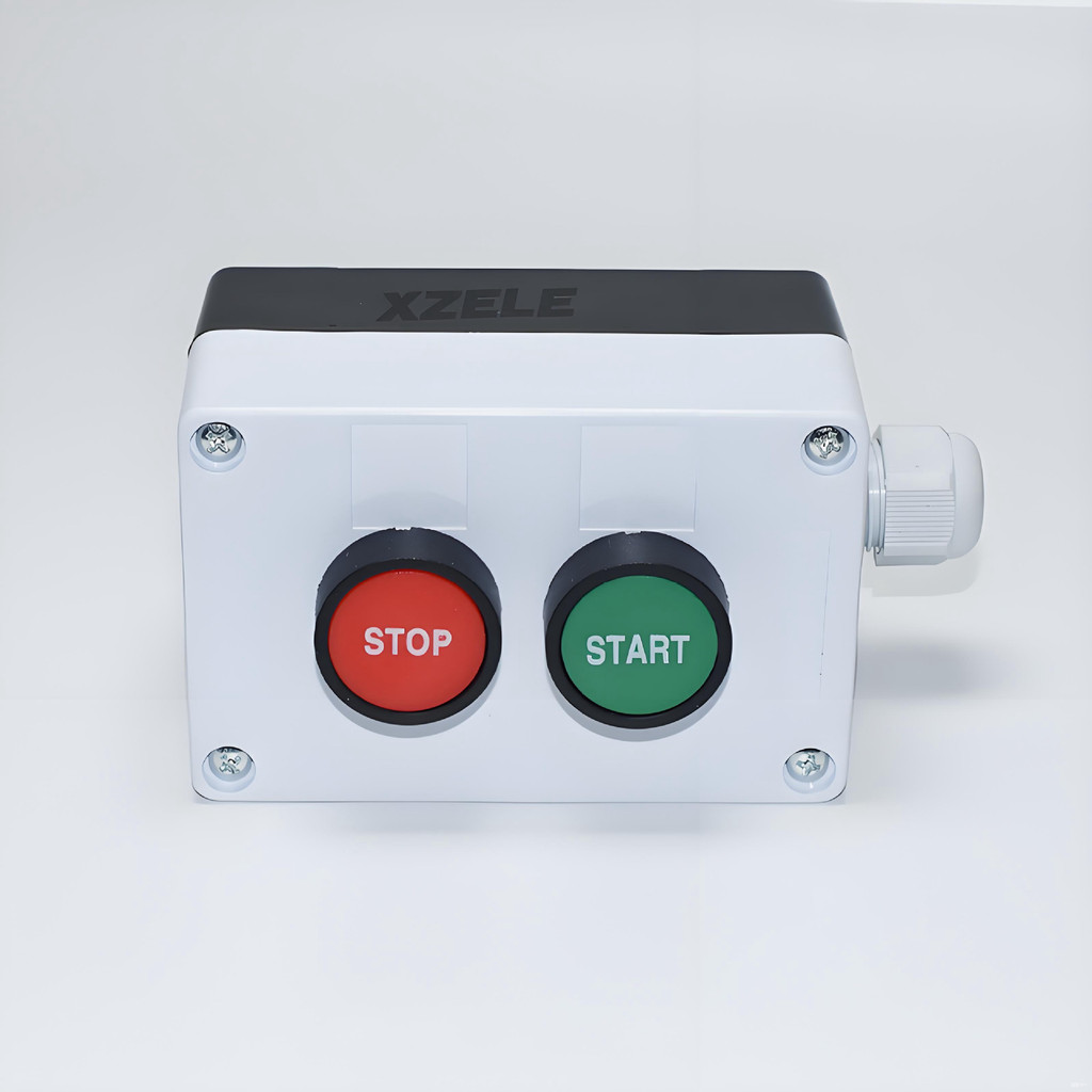 Hộp nút chống nước START STOP START STOP START STOP Nút chuyển đổi Hộp công tắc điều khiển công nghi
