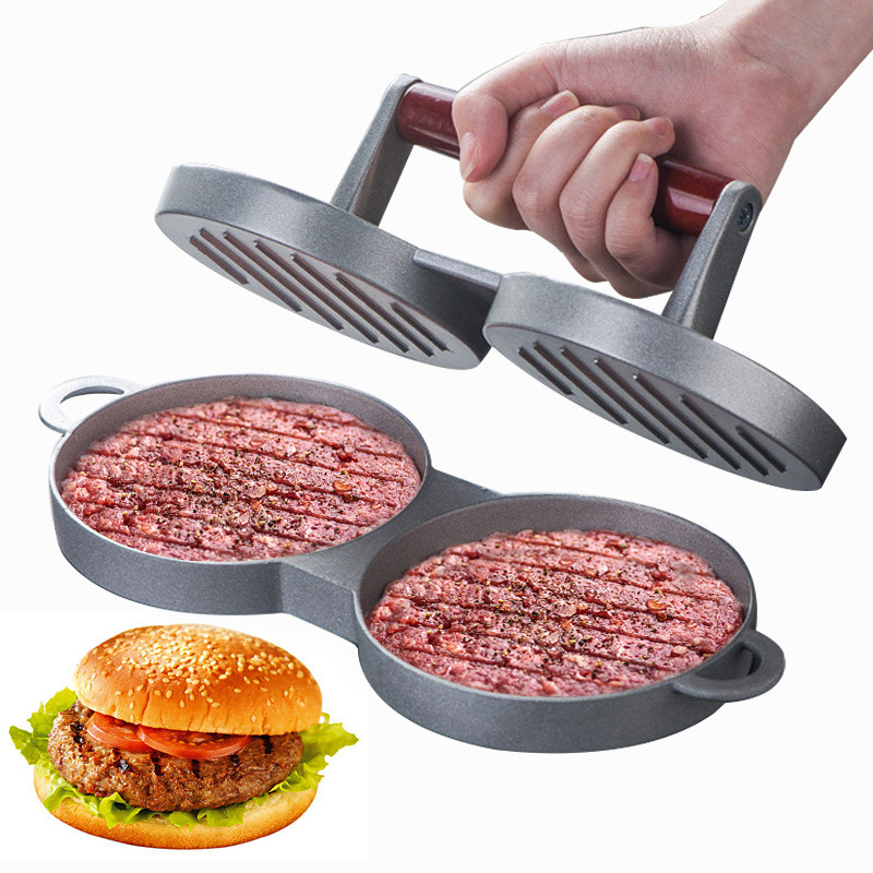Hàng sẵn có Hợp kim nhôm burger báo chí burger báo chí Khuôn bánh mì kẹp thịt báo chí burger báo chí