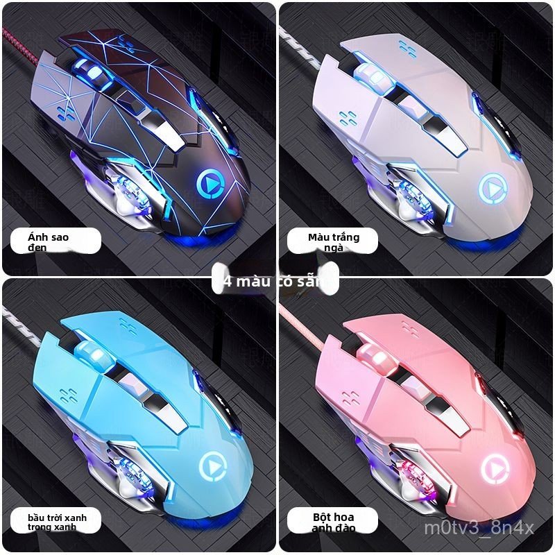 Chuột máy tính G15 chơi game có dây USB phím cơ êm ái thiết kế thời trang cho văn phòng
