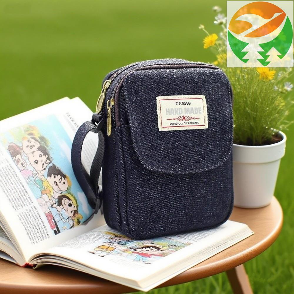Gm1 In Canvas One-Hobo Courier Điện Thoại Di Động Carryall Rộng rãi Phòng Hợp Thời Trang Nữ Carryall