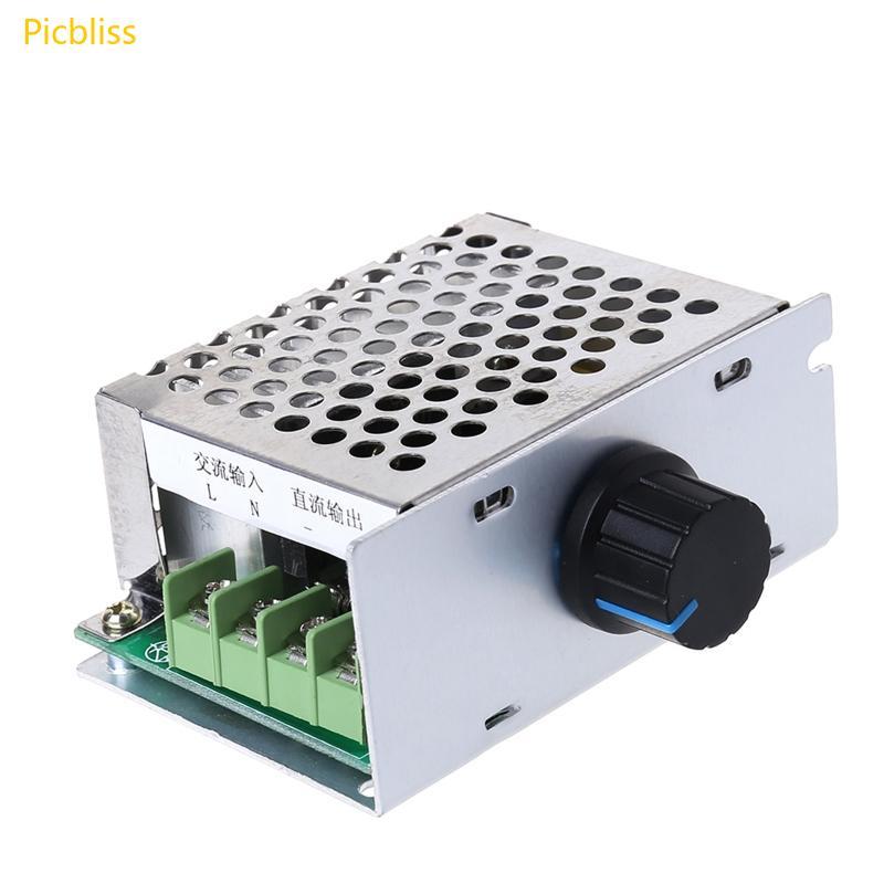 Đầu vào AC Picbliss 220V cho đầu ra DC 10-210V PWM 220V cho bộ điều khiển tốc độ động cơ bàn chải DC