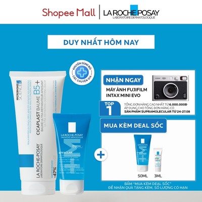 [FS] Bộ đôi làm sạch và phục hồi làn da La Roche-Posay Cicaplast Baume B5+ 100ml
