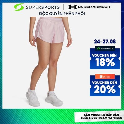 Quần Ngắn Nữ Under Armour Tech Play Up - Hồng - 1389882-647