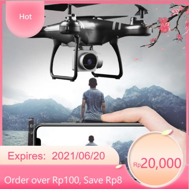 Máy bay điều khiển từ xa Flycam KY101 HJ14 có Camera 4K Wifi FPV trực tiếp tự cân bằng