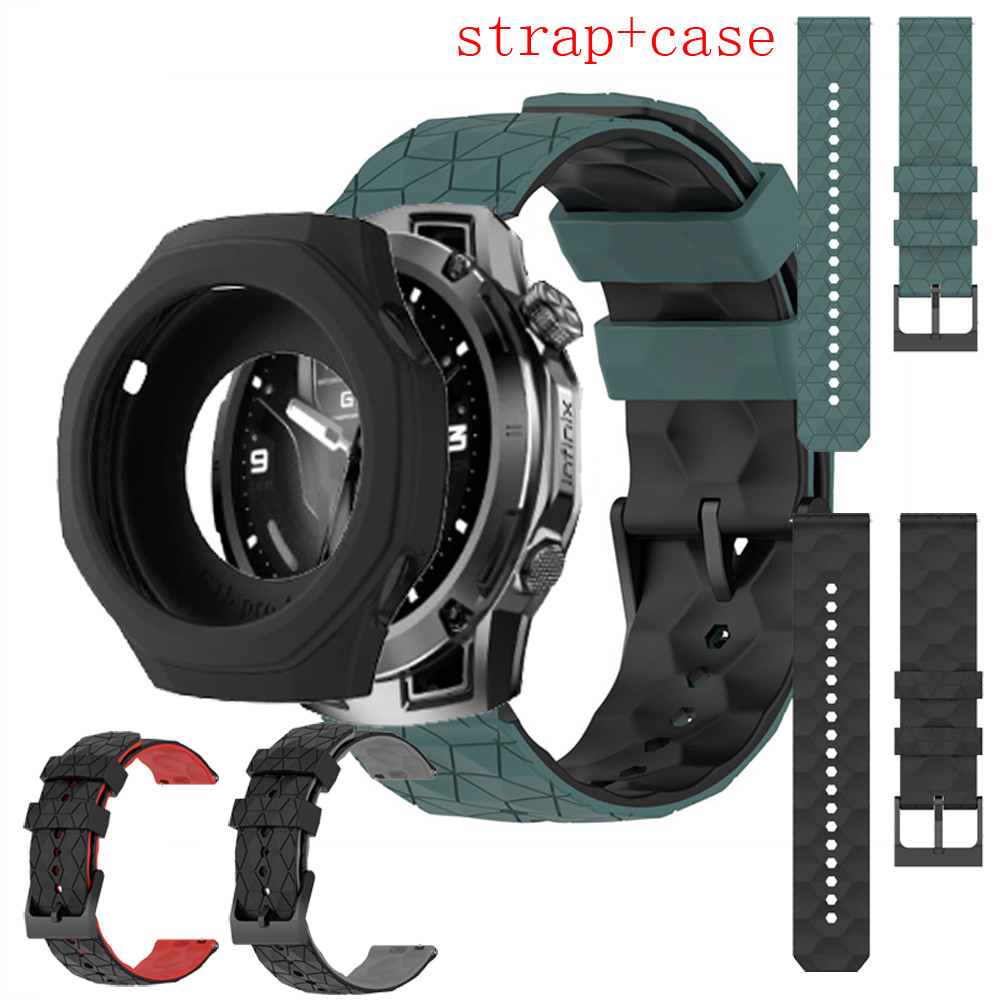 Infinix GT WATCH 5 Pro Watchband + Ốp Lưng Cho Infinix GTWATCH 5 Pro Dây Đeo Silicon Thay Thế Cho In
