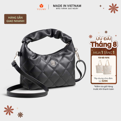 Túi Yuumy (Thời trang nữ thiết kế quai nhúm size 20 - Túi đeo chéo da Seasand YN271)