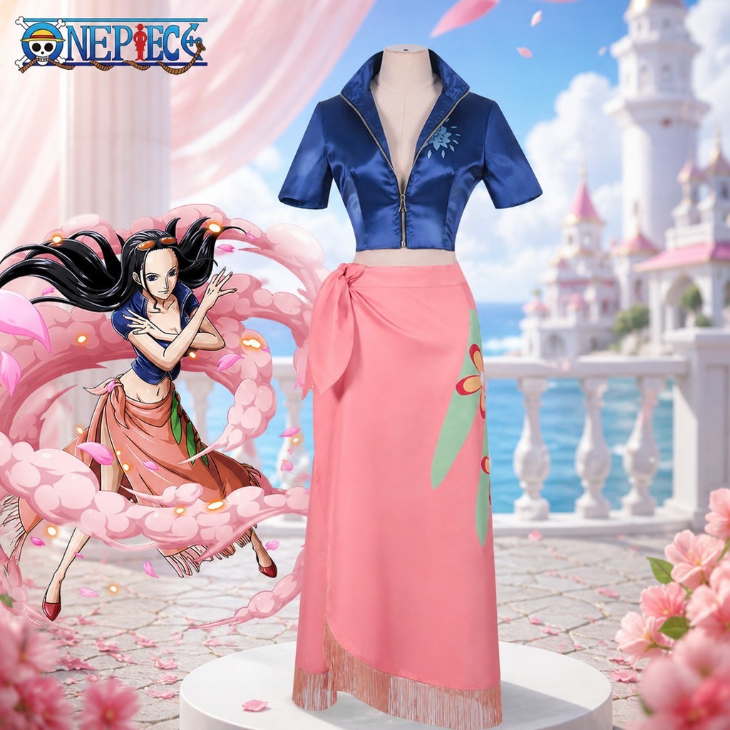 Trang phục Cosplay Nicole Robin One Piece - Costume Hoàng Hậu Rắn Otohime
