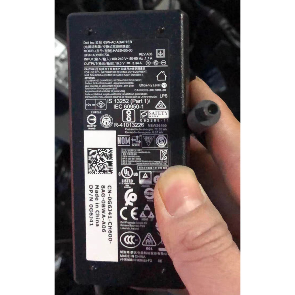 Cáp chuyển đổi nguồn DELL Latitude 3400 3500 3410 3510 Sạc 65W