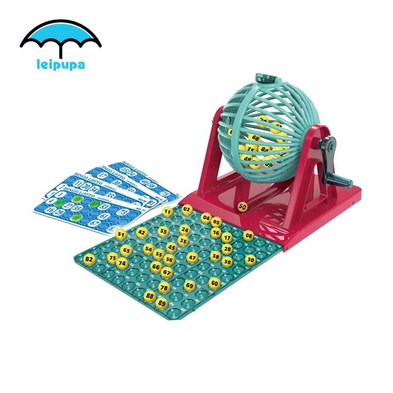 Bingo Bộ Trò Chơi Bingo Máy Chơi Bingo Chip Bingo Tay Quay Giáo Dục Cổ Điển