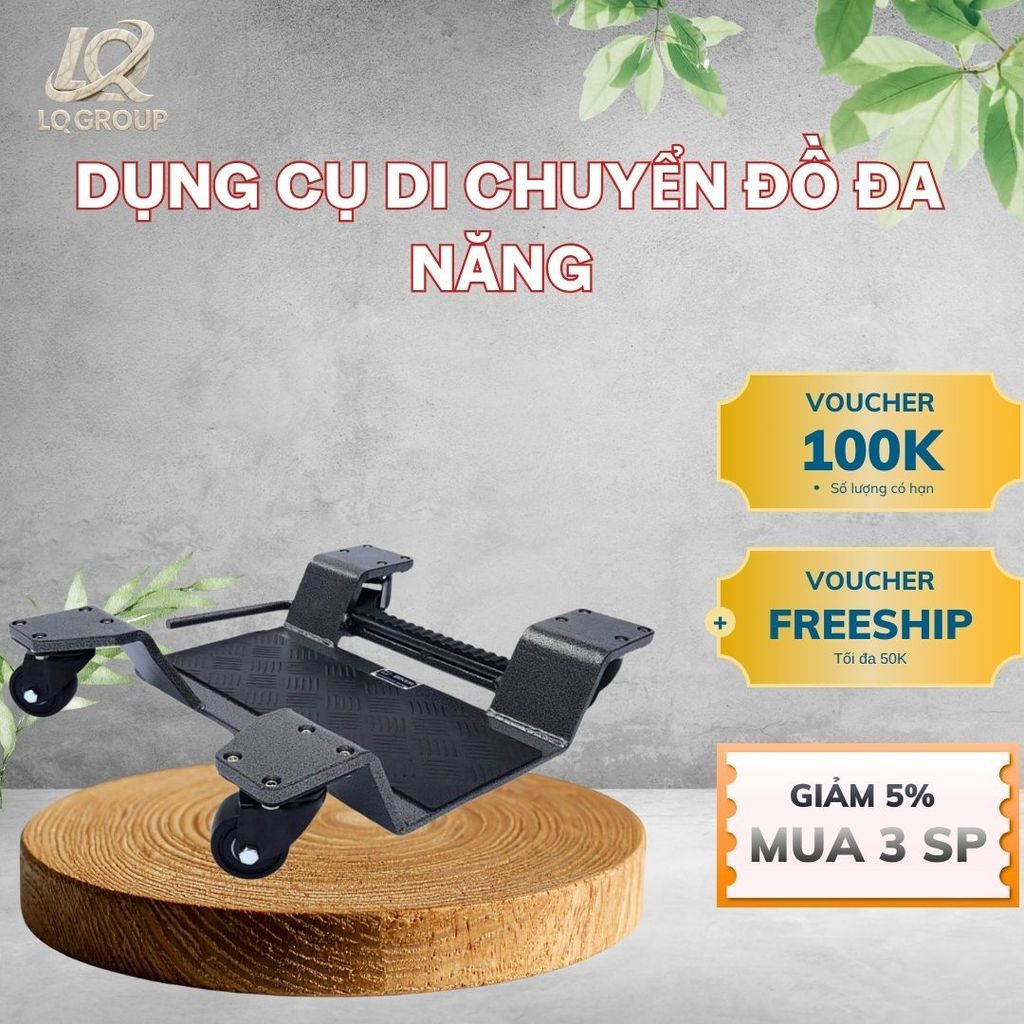 LQ- Ben Nâng MB105 Di Chuyển Xe Máy M-Biker MB105 | Dụng Cụ Nâng Xe, Bánh Xe Chịu Lực, Sơn Tĩnh Điện