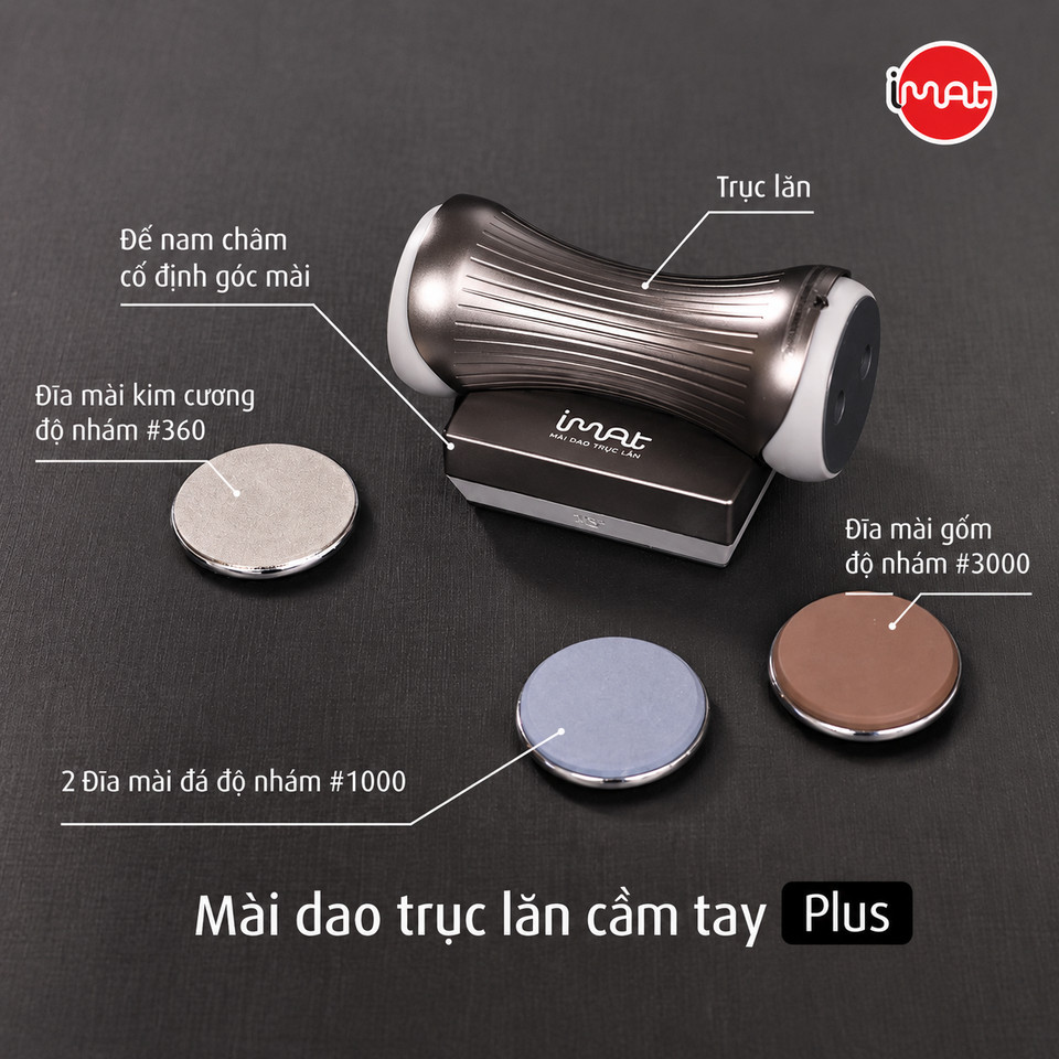 Mài dao trục lăn cầm tay iMat