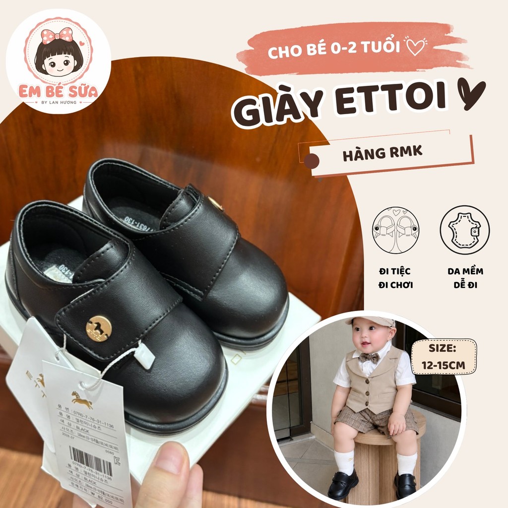 Giày Ettoi rmk cho bé thôi nôi đi tiệc