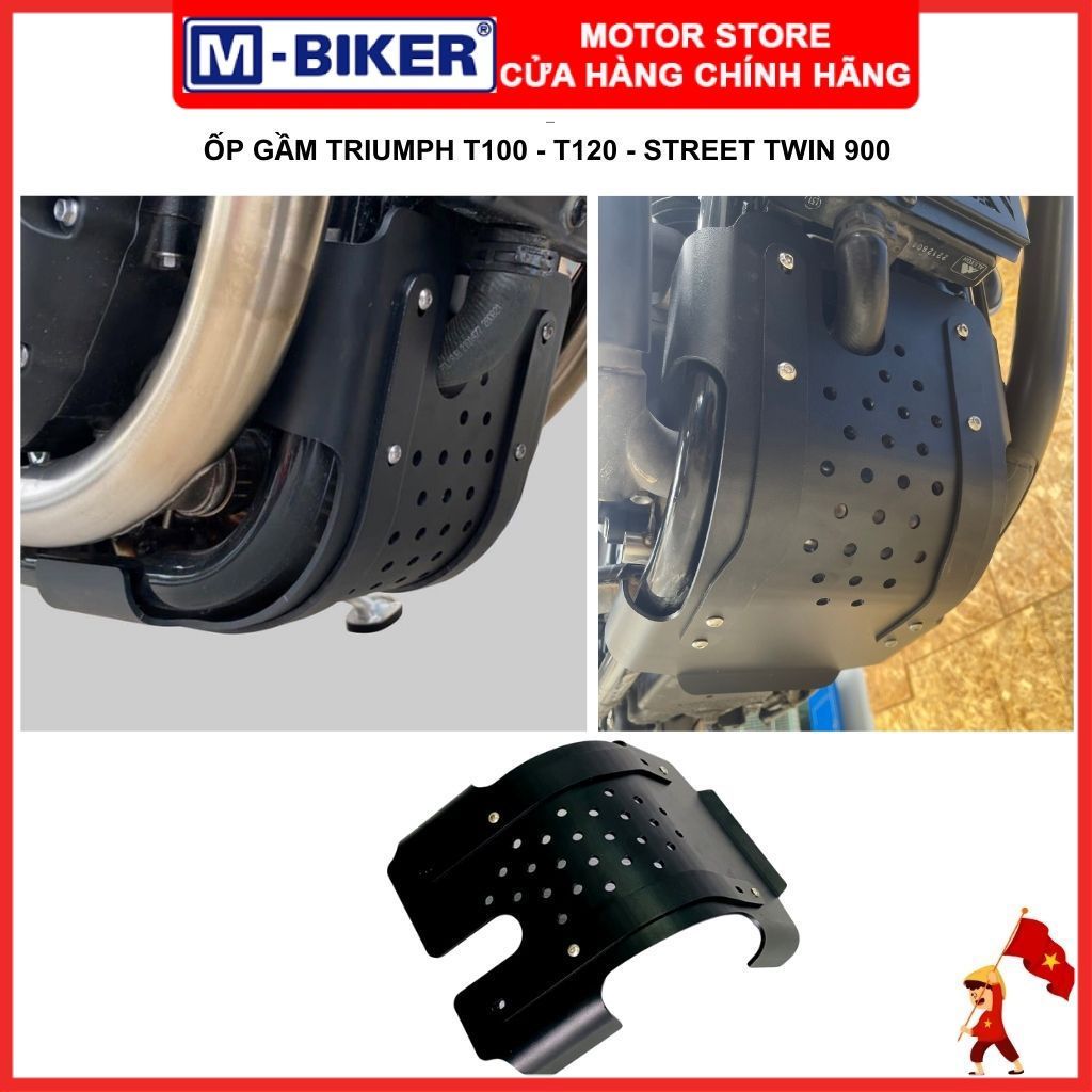 Bảo vệ gầm xe triumph T100 - T120- Speed Twin 900,ốp bảo vệ gầm xe triumph T100-T120-Speed Twin 900