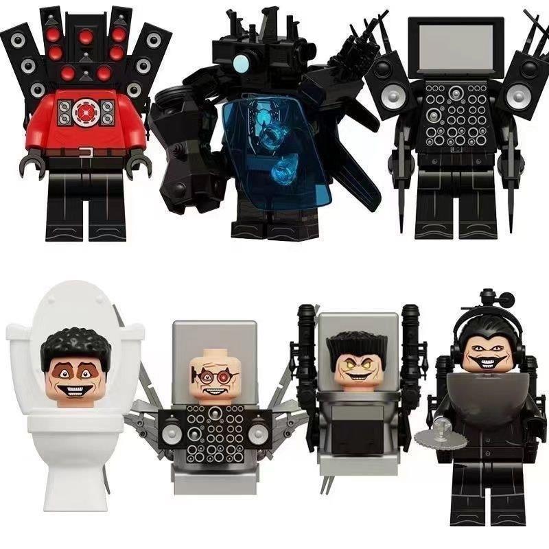 Tương thích với Lego Toilet Man vs Monitor Titan Loa Man và TV Man Hình Lắp Ráp Khối Xây Dựng Đồ Chơ