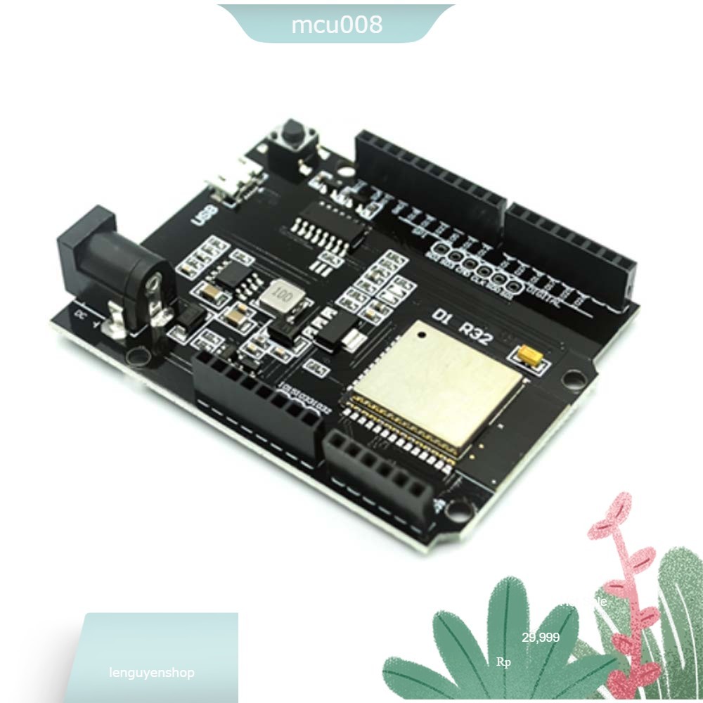 Mô-đun bo mạch phát triển WiFi Bluetooth 4MB Flash UNO D1 R32 cho For Wemos D1 ESP32 Arduino
