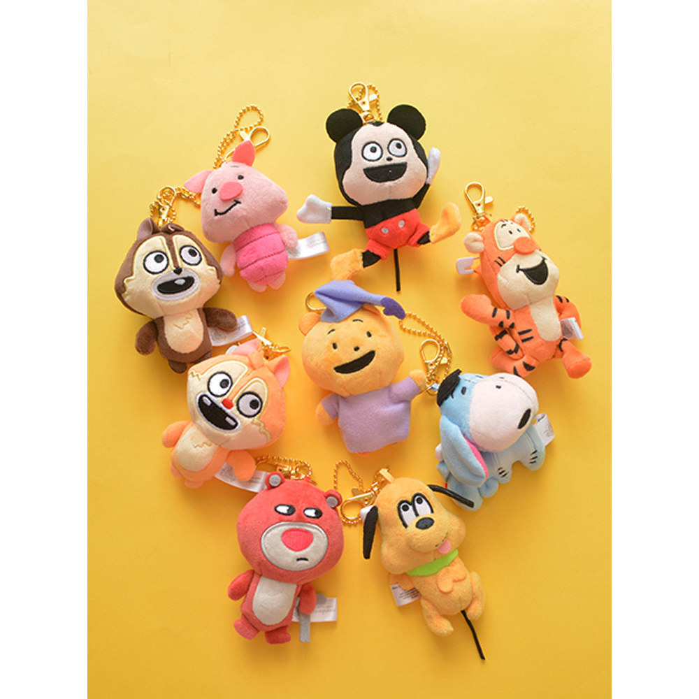 Biểu Hiện Vui Nhộn Eeyore Donkey Rollsu Gấu Pluto Piggy Sang Trọng Túi Mặt Dây Chuyền Trẻ Em Quà Tặn