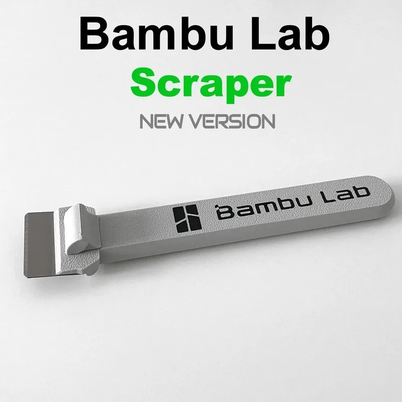 HB Cho Bambu Lab Scraper 3 Chiếc Bambu Heatbed Scraper P1P P1S 3D Máy In Xây Dựng Tấm Cạp Lắp Ráp Lo