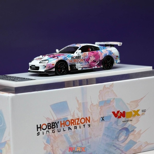 Xe mô hình mica Toyota Supra Hobby Horizon x Vietnam Diecast Expo - Saigontoys 5 years anniversary