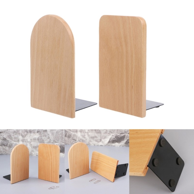 SA Nature Desktop Organizer Desktop Office Home Bookends Sách chống trượt