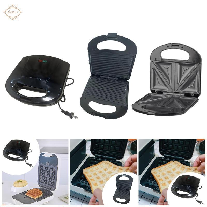 Máy làm bánh quế Máy làm bánh nướng đa chức năng thậm chí nấu ăn 750W Tấm sưởi ấm hai mặt Tấm chống dính Bàn ủi bánh quế cho tiệm bánh Cafe