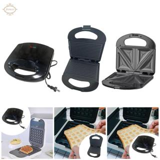 Máy làm bánh quế Máy làm bánh nướng đa chức năng thậm chí nấu ăn 750W Tấm sưởi ấm hai mặt Tấm chống dính Bàn ủi bánh quế cho tiệm bánh Cafe