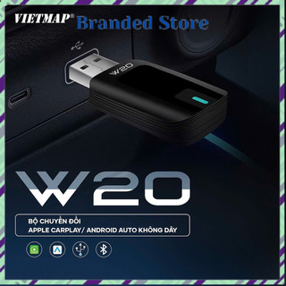 VIETMAP W20 - Thiết bị chuyển đổi CarPlay/ Android Auto không dây - Hàng chính hãng