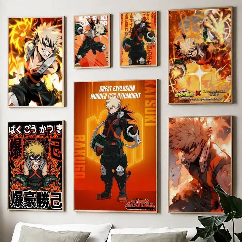 Bakugo Katsuki My Hero Academia Canvas Wall Art