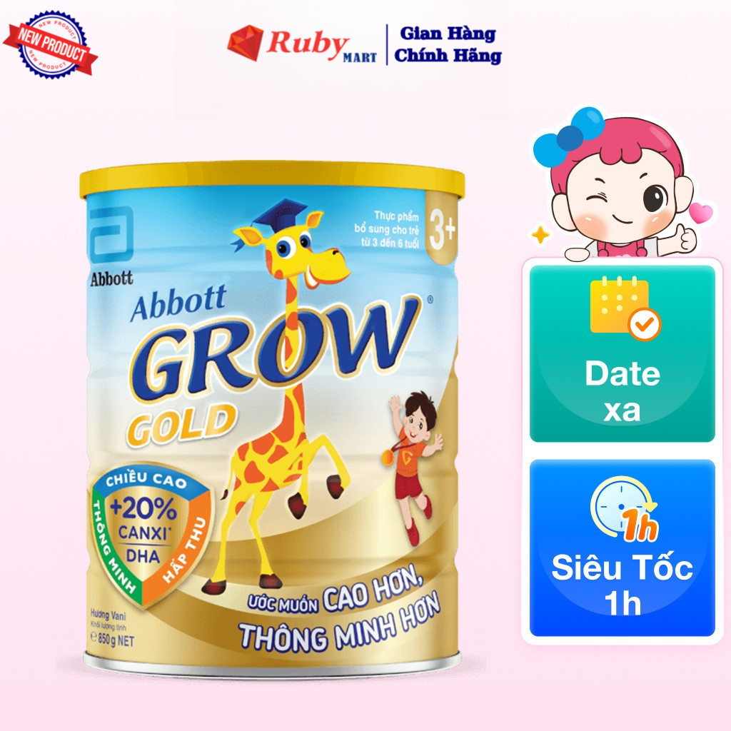 Abbott Grow Gold 3+ Hương Vani 800g