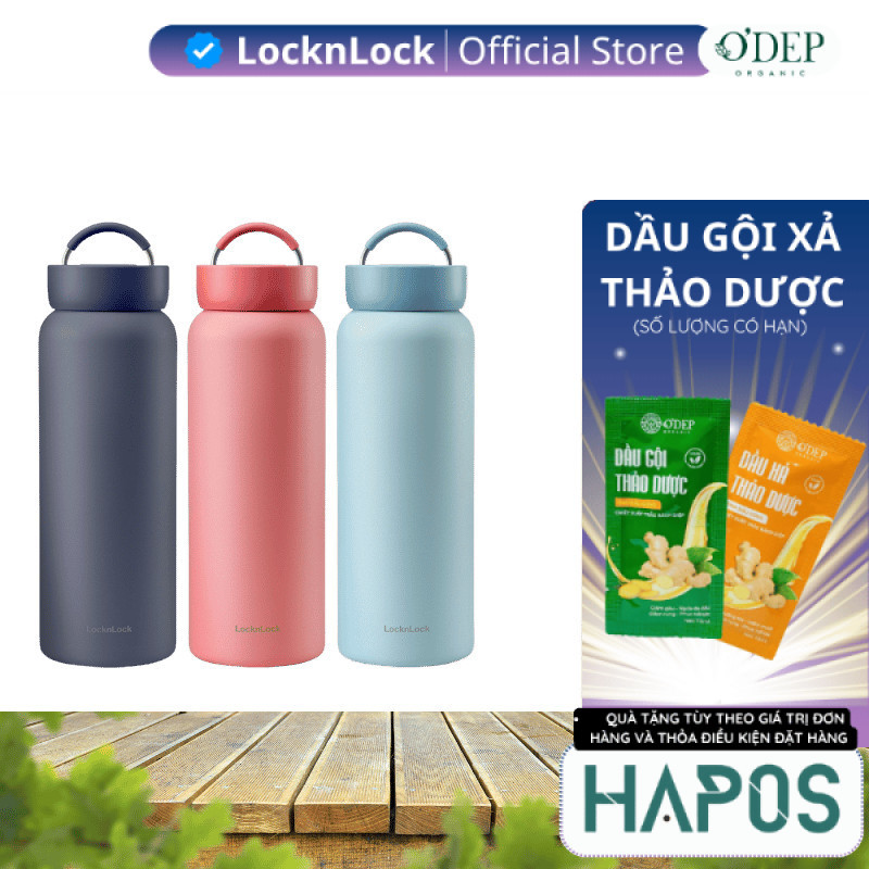 Bình giữ nhiệt LocknLock 900ml cao cấp Jumbo Tumbler Chính hãng LHC4300 - HAPOS LSA