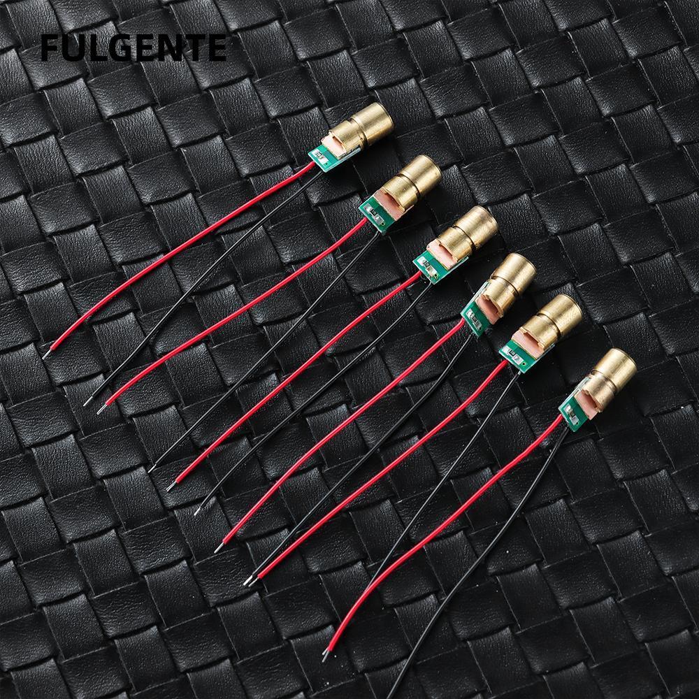 FULGENTE 1 / 3 / 5 / 10pc Điốt Laser Bán Đầu Đồng 5 triệu watt Mô-đun Diode Chấm
