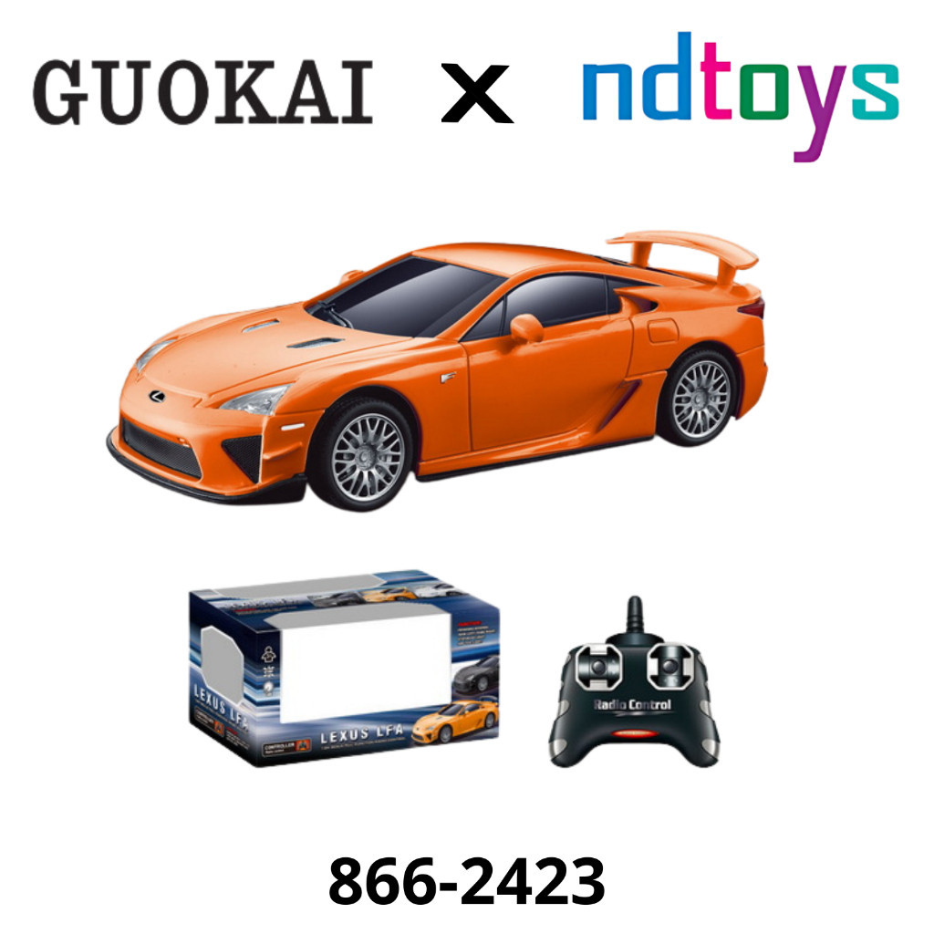 Đồ chơi oto GOUKAI -  Xe ô tô màu thể theo LEXUS LFA điều khiển từ xa tỉ lệ: 1:24 866-2423