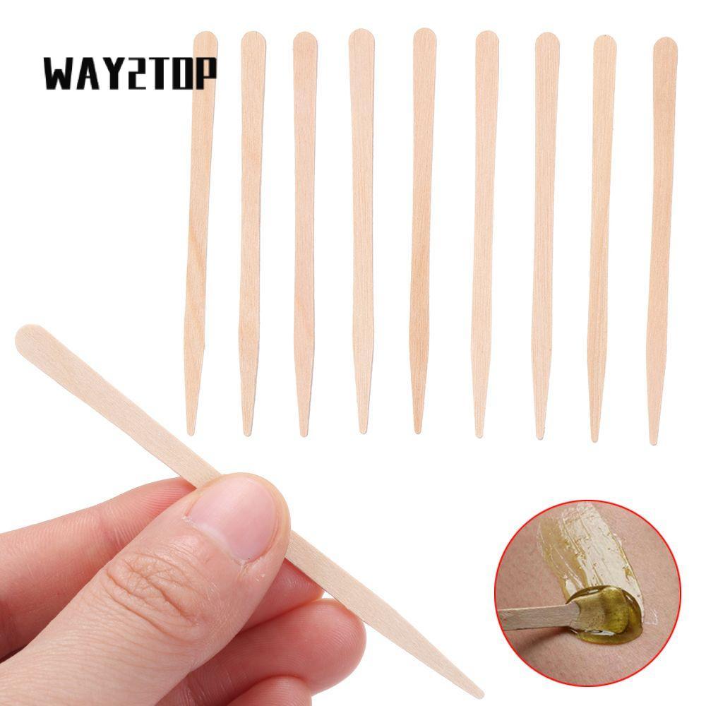 WAY2TOP Waxing Stick Gỗ Nóng Hair Removal Cream Face & Eyebrows Beauty Tool Wax bean Wiping Wax Tool