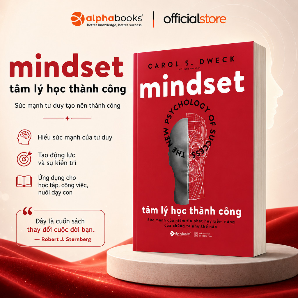 Sách - Tâm Lý Học Thành Công - Mindsetn - Carol S. Dweck (Alpha Books)