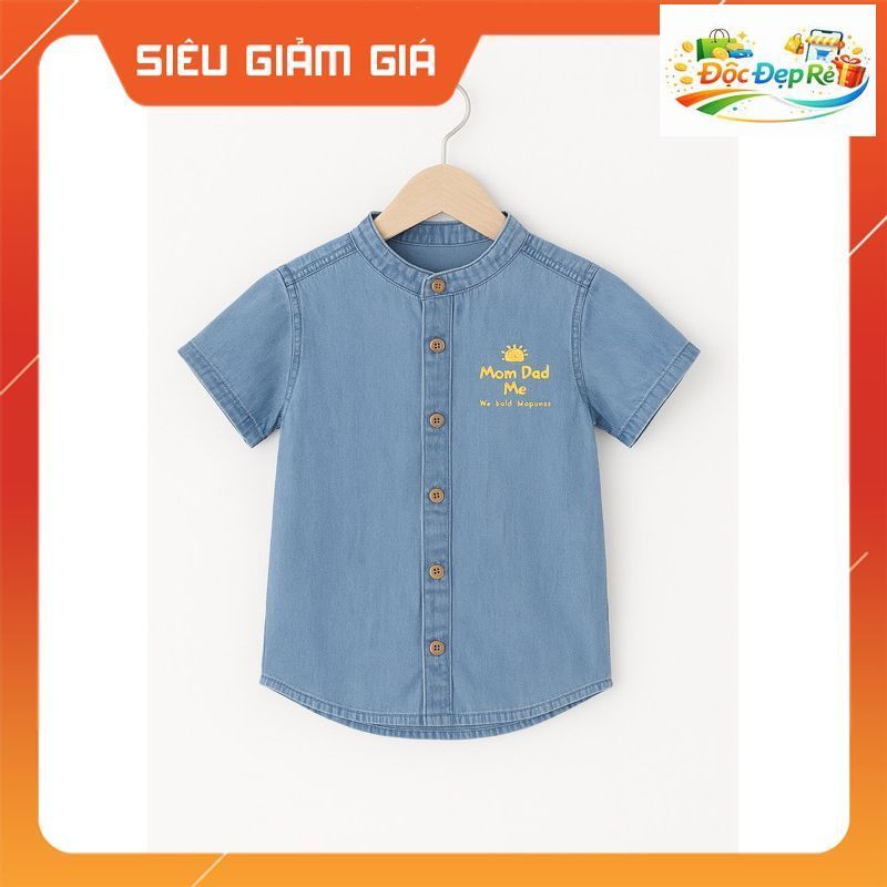 Áo Jean Mỏng Cho Bé Trai Bé Gái 0-24 Tháng (3-13kg) Hàng Dư Xịn, Mềm Nhẹ C2344 L061