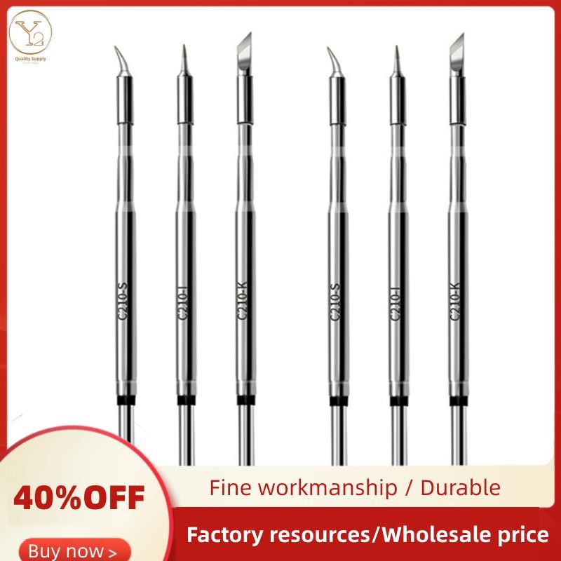 6 Đầu hàn C210, Đầu hàn thay thế cho T1 Max, C210-K / I / Is, Đầu hàn để hàn sắt