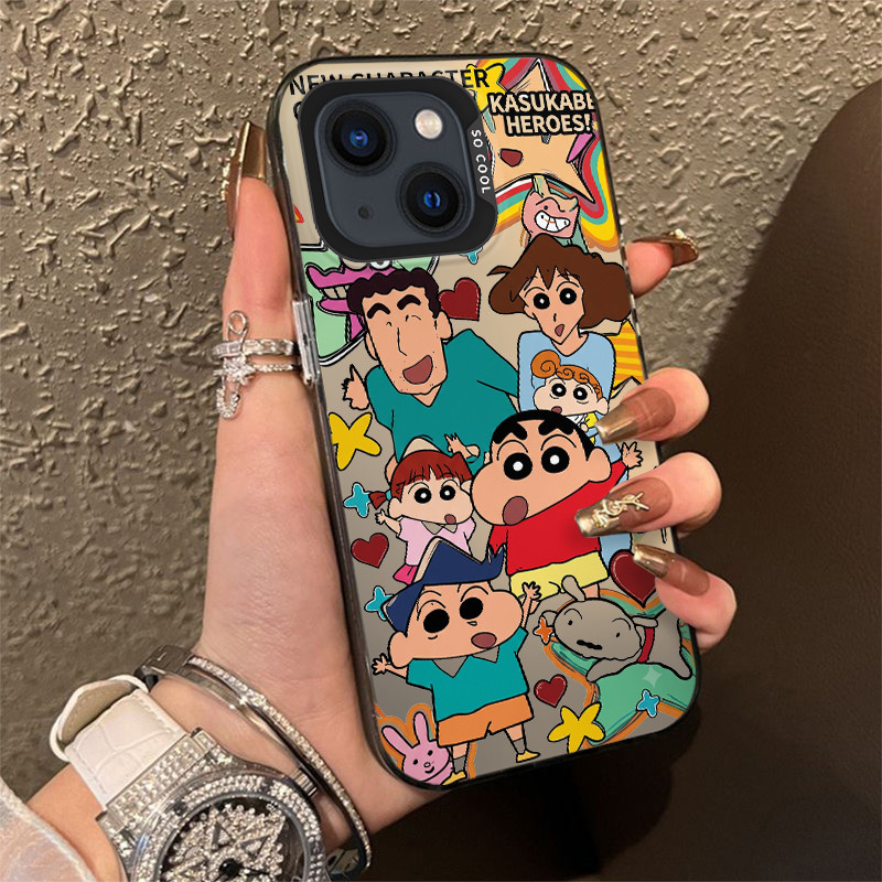 Ốp Lưng Gia Đình Anime Ngộ nghĩnh Y2K Cho Samsung Galaxy A02S A03 A04 A03S A05 A05S A06 4G A07 A17 A