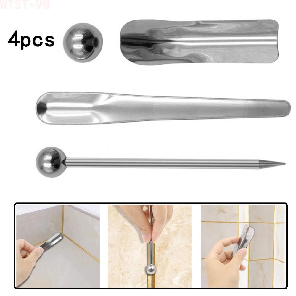 Grout Tools Steel Ball Tile Ceramic Double Hole Press Seam Pressed Ball Silver
